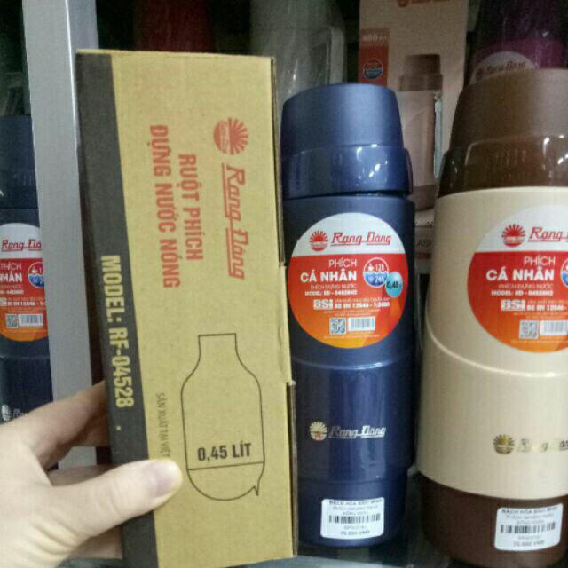 Bình giữ nhiệt, phích giữ nhiệt dựng nước nóng/lạnh đến 24h dung tích 0.45 lít Rạng Đông RD 04528N2 | BigBuy360 - bigbuy360.vn