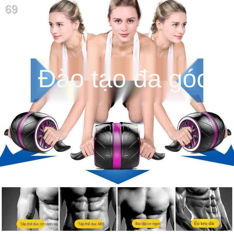 Con lăn tập bụng Rebound Ab Belly Wheel cho người mới bắt đầu nhận đặt dụng cụ nam nữ tại nhà để giảm béo và săn chắ