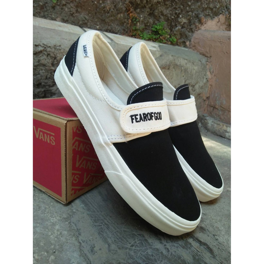 Giày Vans Slip On Fear Of God Off White Thời Trang Cao Cấp