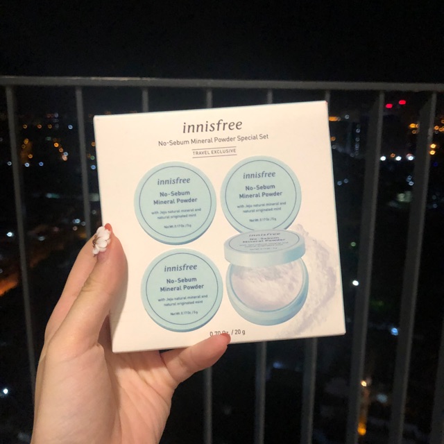 Phấn phủ kiềm dầu Innisfree No sebum Mineral Powder mint | BigBuy360 - bigbuy360.vn