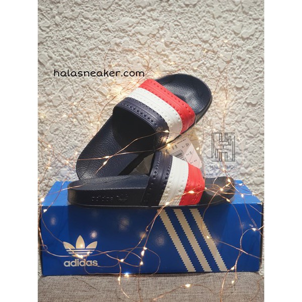 DÉP ADIDAS ADILETTE G55379 CỜ PHÁP MADE IN ITALY - Hàng Chính Hãng - HalaSneaker.com