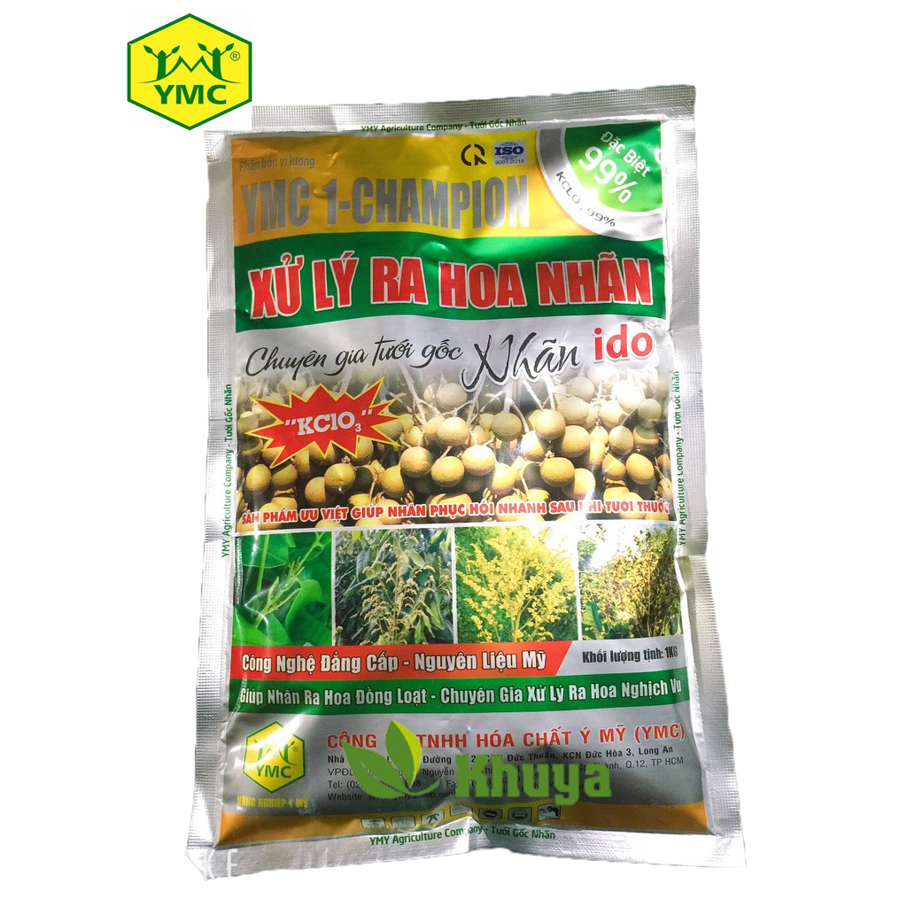 Phân bón Xử lý ra hoa nhãn Chuyên nhãn IDO Ý Mỹ 1kg