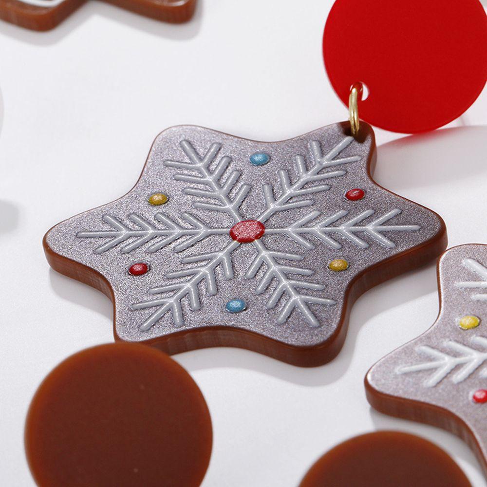 Bông Tai Thời Trang Giáng Sinh Bằng Acrylic