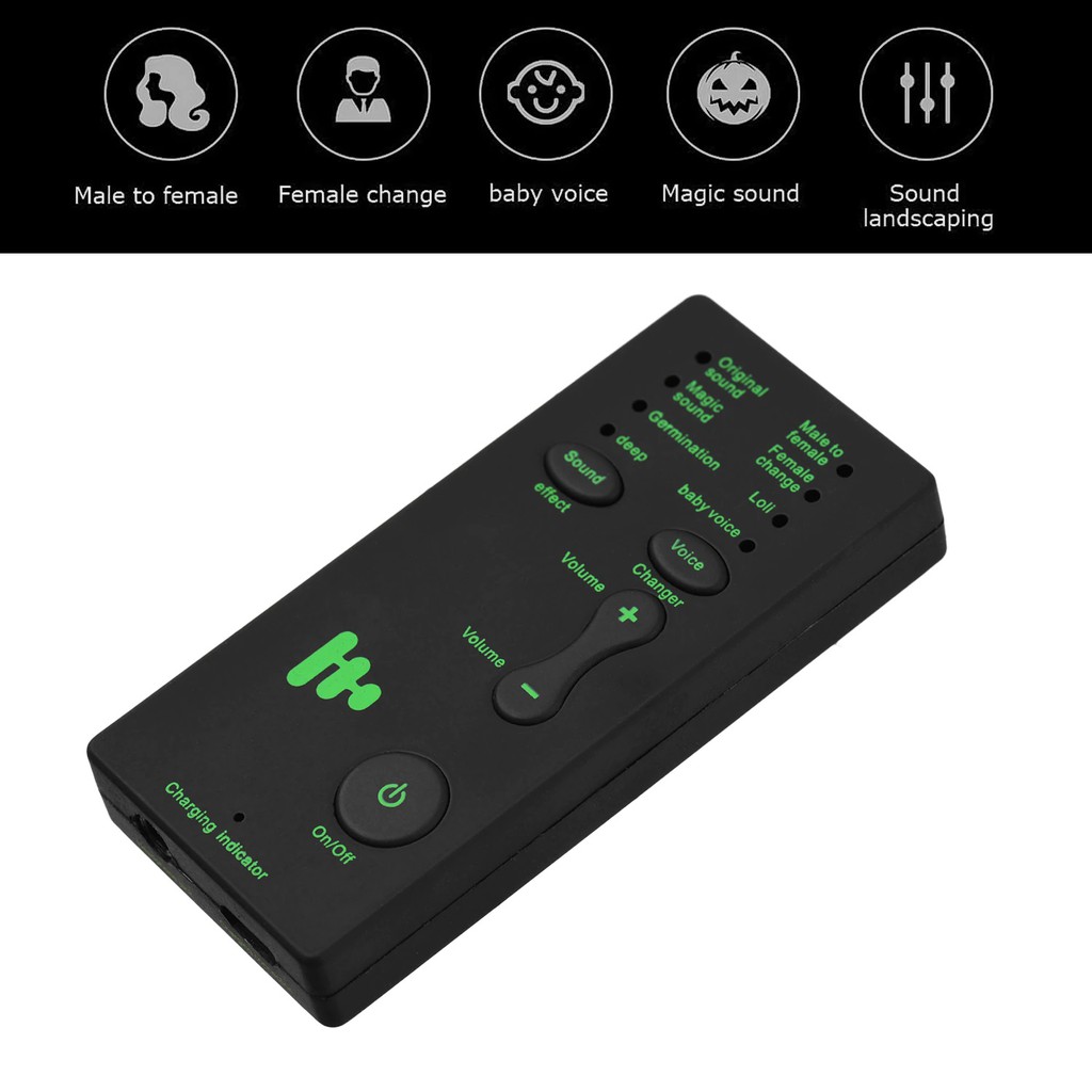 Máy thay đổi giọng nói nam nữ với 7 kiểu giọng khác nhau cho điện thoại, máy tính, laptop, máy tính bảng