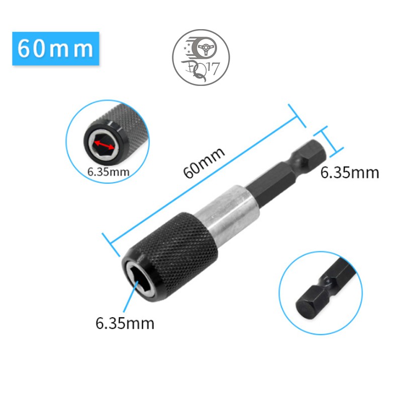 [ BỘ 3 ĐẦU NỐI TÔ VÍT, BẮN VÍT DÀI 150MM ] 100% NHƯ HÌNH - ĐẦU LỤC GIÁC THAY NHANH