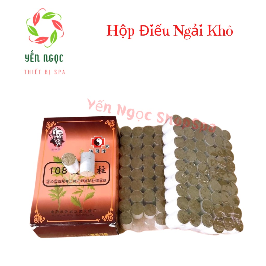 Hộp điếu ngải khô thảo dược dùng cho spa dưỡng sinh