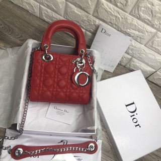 Túi Dior lady khoá bạc