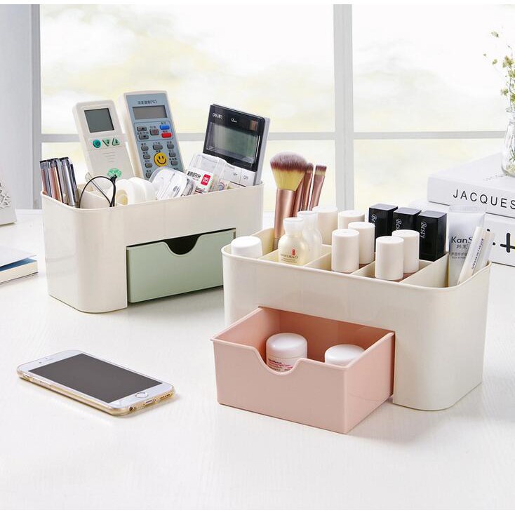 Hộp Đựng Mỹ Phẩm Khay Đựng Đồ Đa Năng Nhựa Cao Cấp Nhiều Màu 88174 KHO SỈ GIÁ GỐC HN
