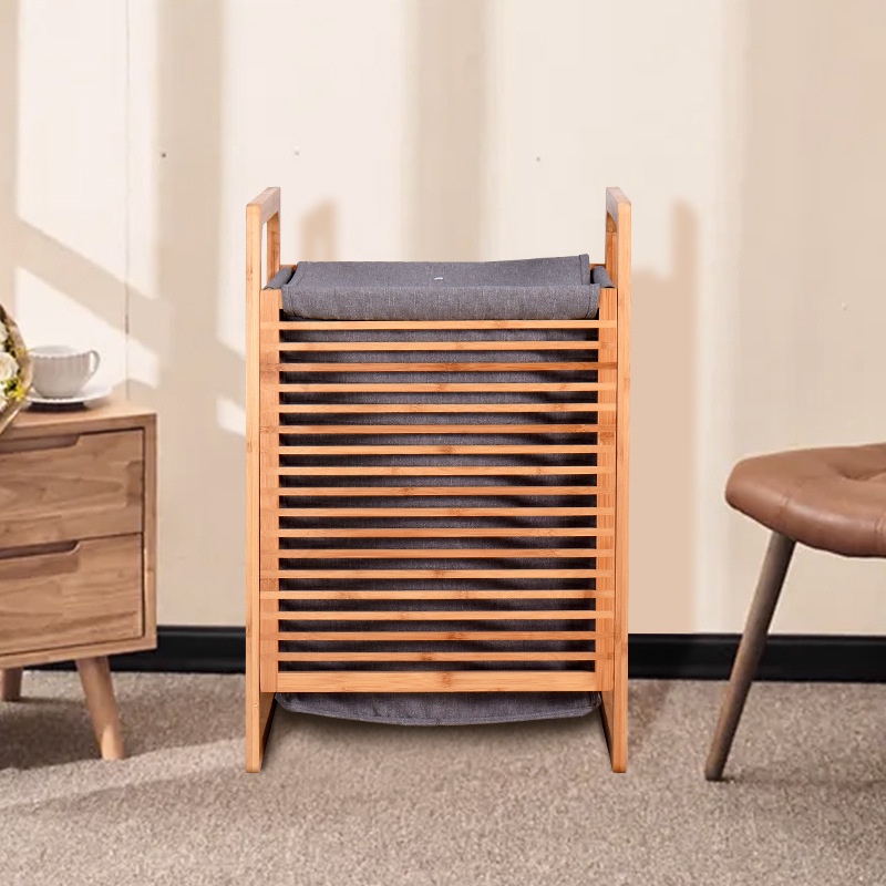 Aleta Giỏ Đựng Quần Áo Dơ Bằng Tre Sức Chứa Lớn