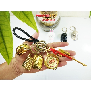 Combo 6 món Móc khóa Pubg cực chất - Chất liệu kim loại - sơn tĩnh điện cực bền(Có nhiều combo)