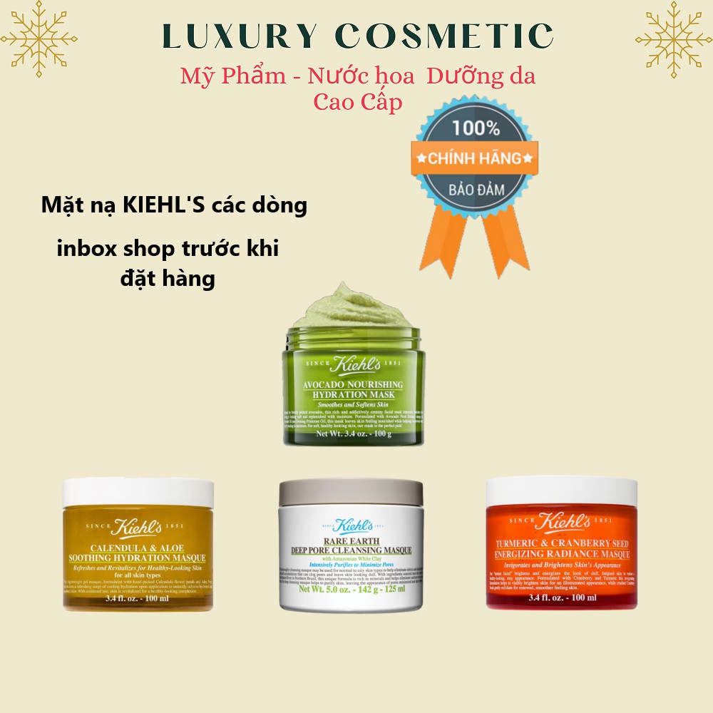 Mặt nạ KIEHL'S các dòng