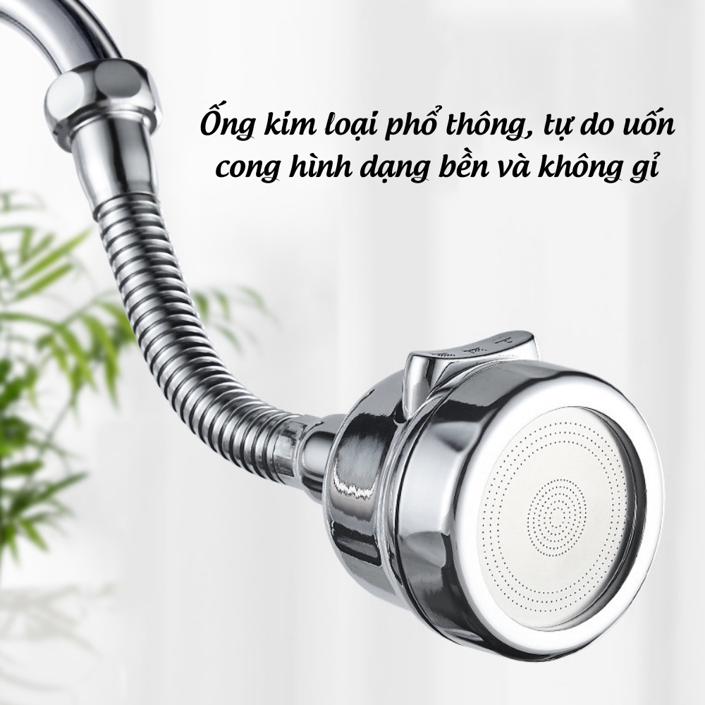Bộ vòi nhà bếp, rửa rau, thiết bị tạo bọt nước chống bắn tung tóe, chuyển đổi tốc độ nước