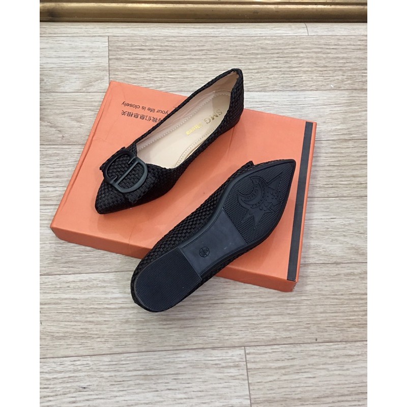 giầy bệt khoá cực xinh ( hình thật)