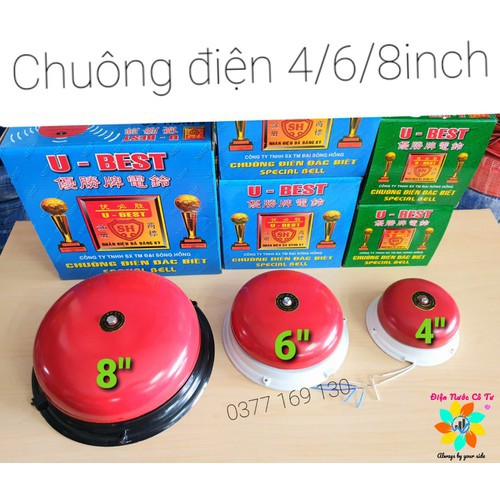 Chuông Điện 4 inch 6 inch 8 inch 220V U-Best | WebRaoVat - webraovat.net.vn