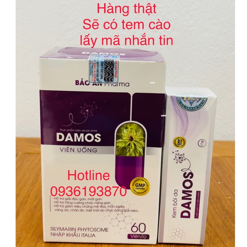 ✅ Bộ Sản phẩm DAMOS 👍  ❤️ DAMOS giải pháp cho người viêm da vảy nến tổ đỉa