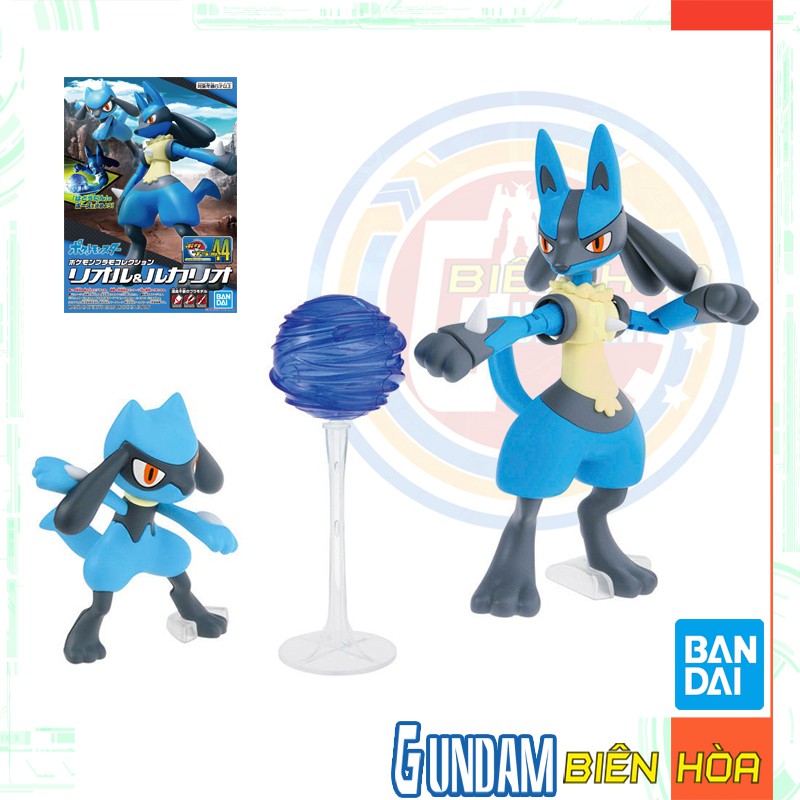 Bộ lắp ráp pokepla No 44 Riolu & Lucario