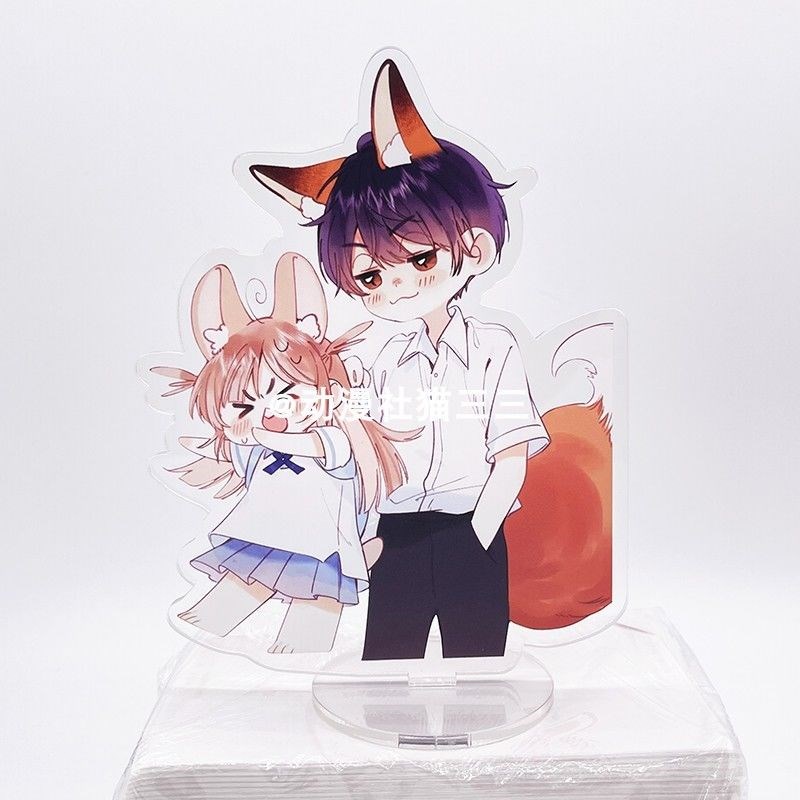 Mô hình Standee VỤNG TRỘM KHÔNG THỂ GIẤU - TÌNH YÊU THẦM KÍN tượng acrylic standee manhua mica chibi trang trí trưng bày