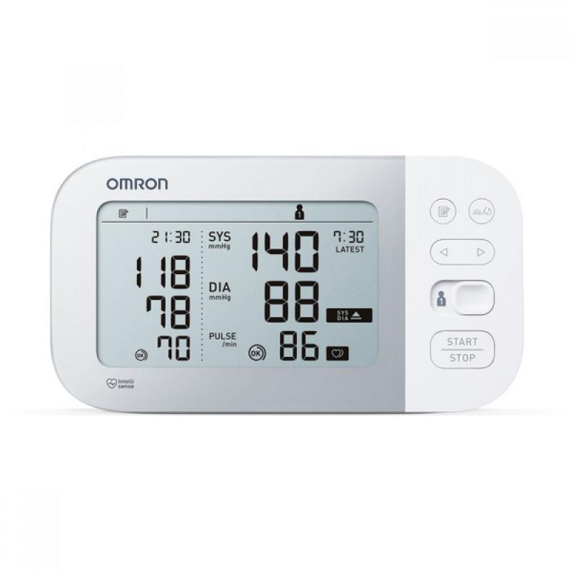 Máy đo huyết áp bắp tay Omron HEM 7361T ( Có Adapter) + Tặng nhiệt kế điện tử đầu mềm Medilife ( hình ngẫu nhiên )