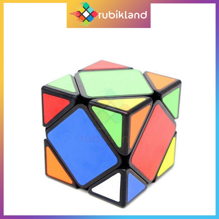 Rubik Skewb QiYi Viền Đen Rubic Biến Thể Đồ Chơi Trí Tuệ Trẻ Em