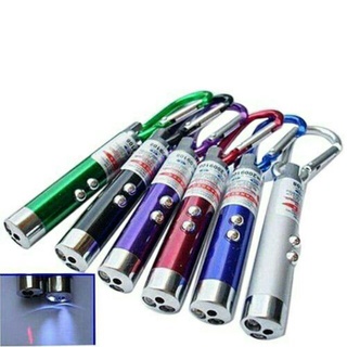 -ĐÈN PIN 4 CHỨC NĂNG (ĐÈN PIN, TIA LAZE, SOI TIỀN GIẢ, MÓC KHÓA)
