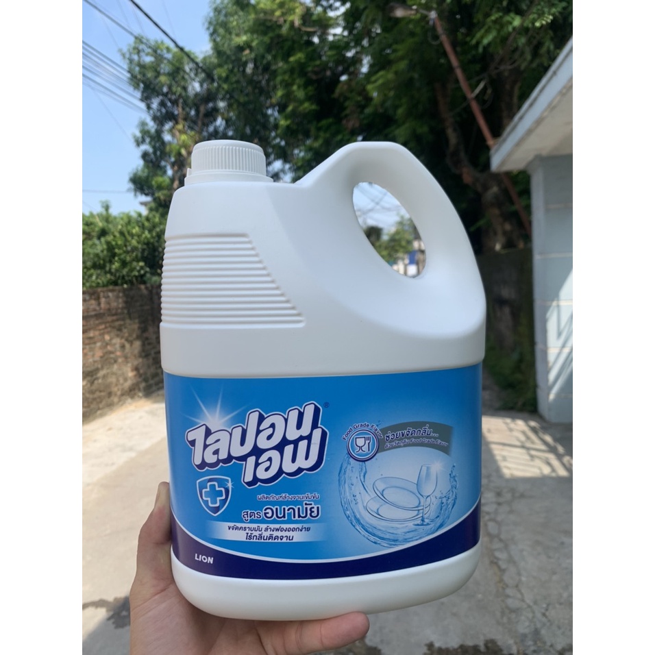 HÀNG NỘI ĐỊA THÁI LAN CHUẨN_ Nước rửa bát lipon không mùi 3600ml - Đã có Mẫu Mới 2021