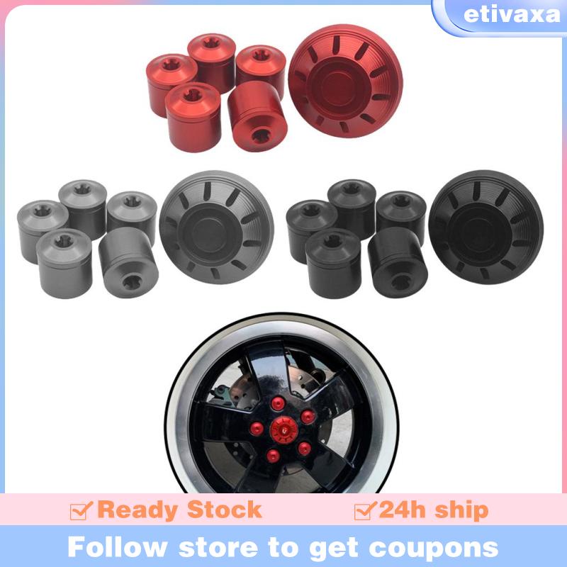 Set 6 Nắp Đậy Trục Bánh Xe Máy Piaggio Vespa GTS GTV 250 300