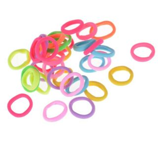 Túi 20 thun cột tóc màu (3cm)