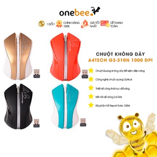 Chuột không dây A4Tech G3-310N 1000 DPI Smart Wireless 2.4GHz Energy Saving (4 màu)