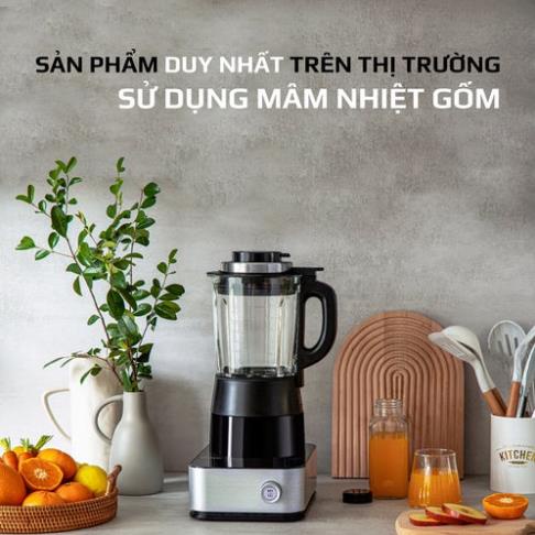 Máy làm sữa hạt, Máy Xay Nấu Cao Cấp OLIVO CB22 PRO 14 chế độ nấu, chống tràn, độ ồn thấp nhất