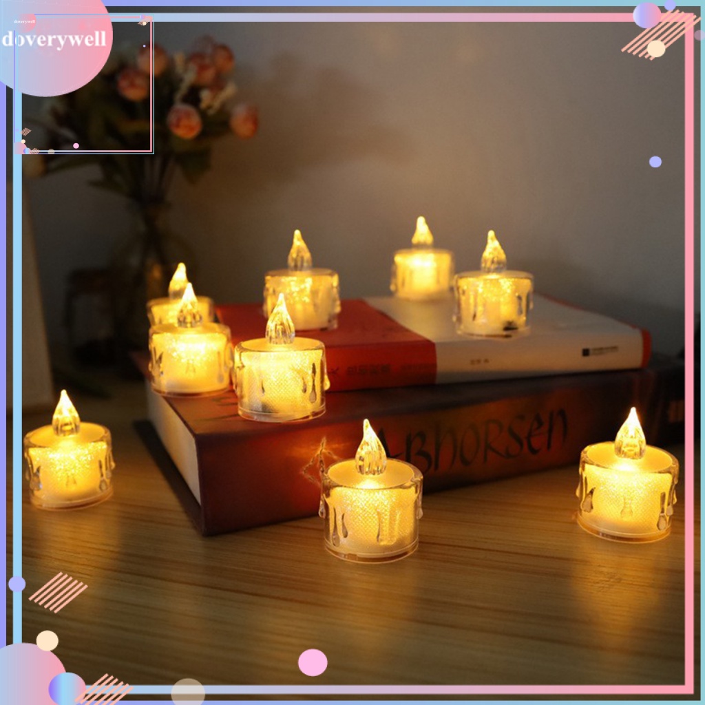 Bộ 24 Đèn LED Hình Nến Trang Trí Đẹp Mắt