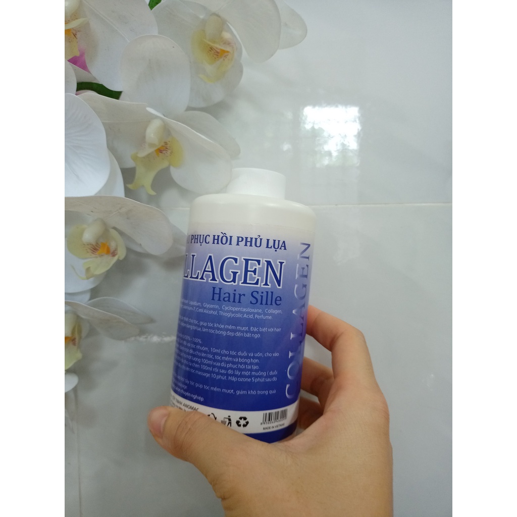 500ml Tinh dầu phục hồi phủ lụa Collagen hair sili