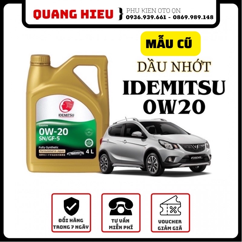 Dầu nhớt động cơ máy xăng IDEMITSU 0w20 SP/GF - 6A dành cho xe ô tô