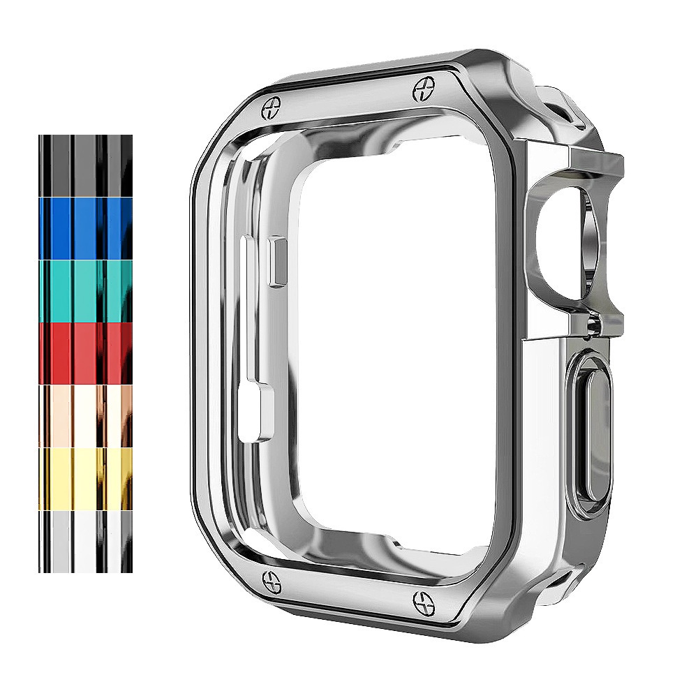 Vỏ Bảo Vệ Bằng Cao Su Cho Iwatch serie 6 5 4 40Mm 44Mm 38Mm 42Mm 7 Se 3 41Mm 45Mm