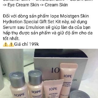 IOPE Moistgen Skin Hydration Special Gift Set Kit