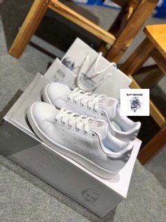 ( Ảnh thật ) Sneaker Stan Smith gót bạc