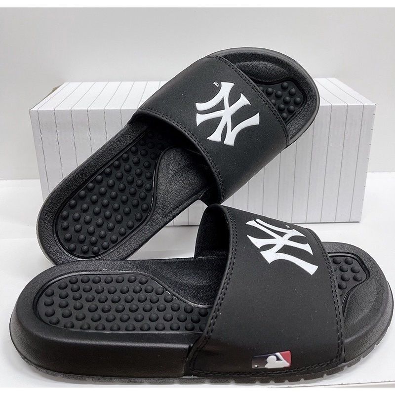 [CHÍNH HÃNG] DÉP MLB NỘI ĐỊA HÀN LOGO NY CÓ HẠT MASSAGE - MLB CHÍNH HÃNG UNISEX NAM NỮ (HÀNG CÓ SẴN) - CÓ BILL - CS002