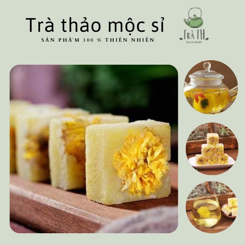 Trà hoa cúc đường phèn mật ong thơm ngọt dịu loại ngon 500g