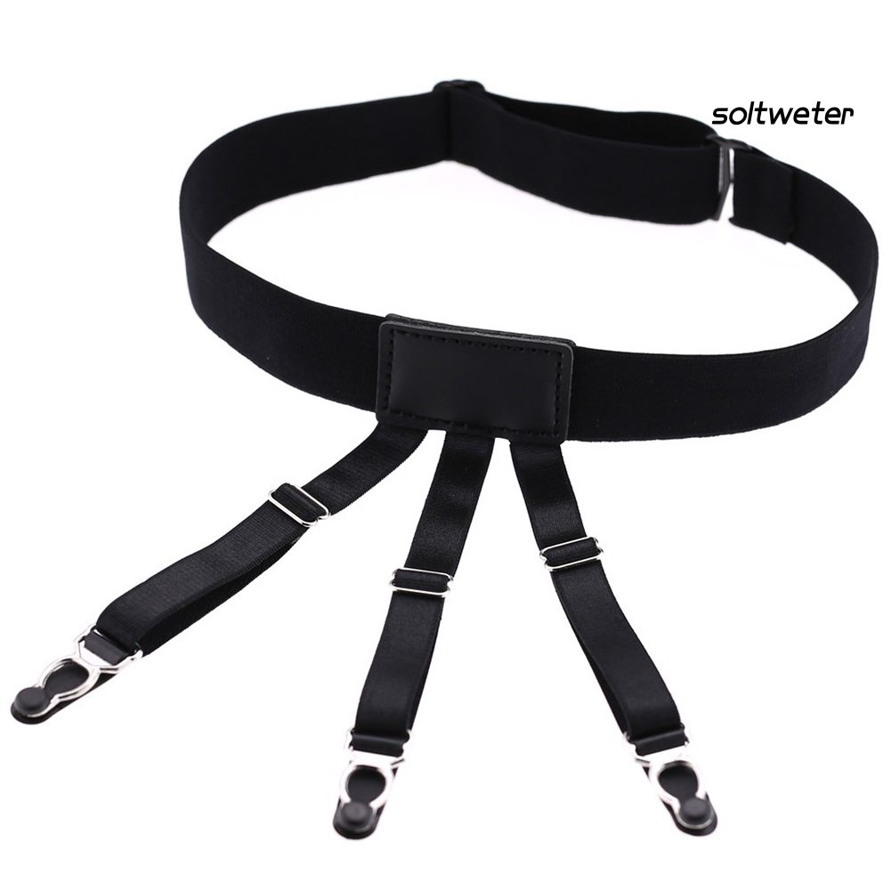 1 cặp kẹp giữ áo sơ mi đồng phục chống trượt co giãn dành cho nam nữ