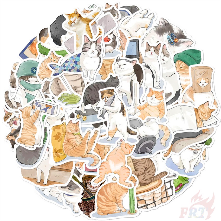 Set 110 Món Đồ Chơi Chất Lượng Cao ❉ Sticker Dán Trang Trí Hình Mèo Dễ Thương ❉ Sticker Doodle Dán Trang Trí Thời Trang Đa Ứng Dụng