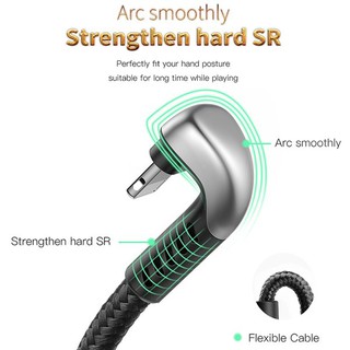 Cáp sạc nhanh Lightning cho Iphone/ iPad Baseus CALUX-A(2.4A, LED Light Fast)