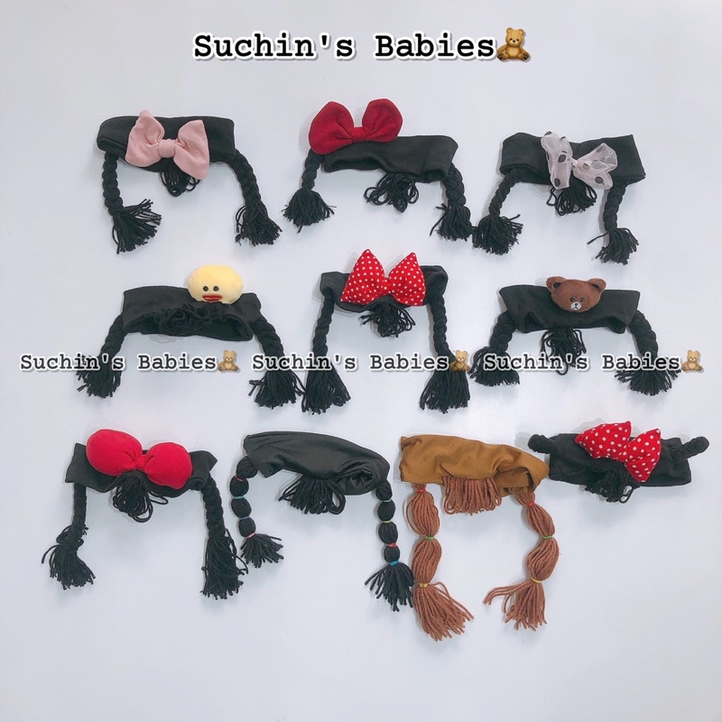 Băng đô tóc giả mềm cho bé Suchin PKID0001