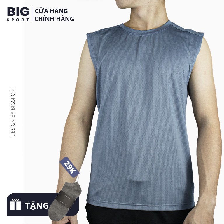 Áo Ba Lỗ Nam Tập Gym Thể Thao Cao Cấp Thoáng Mát Vải 100% Dệt Kim Áo 3 Lỗ Thể Thao Cao Cấp - Big Sport | BigBuy360 - bigbuy360.vn