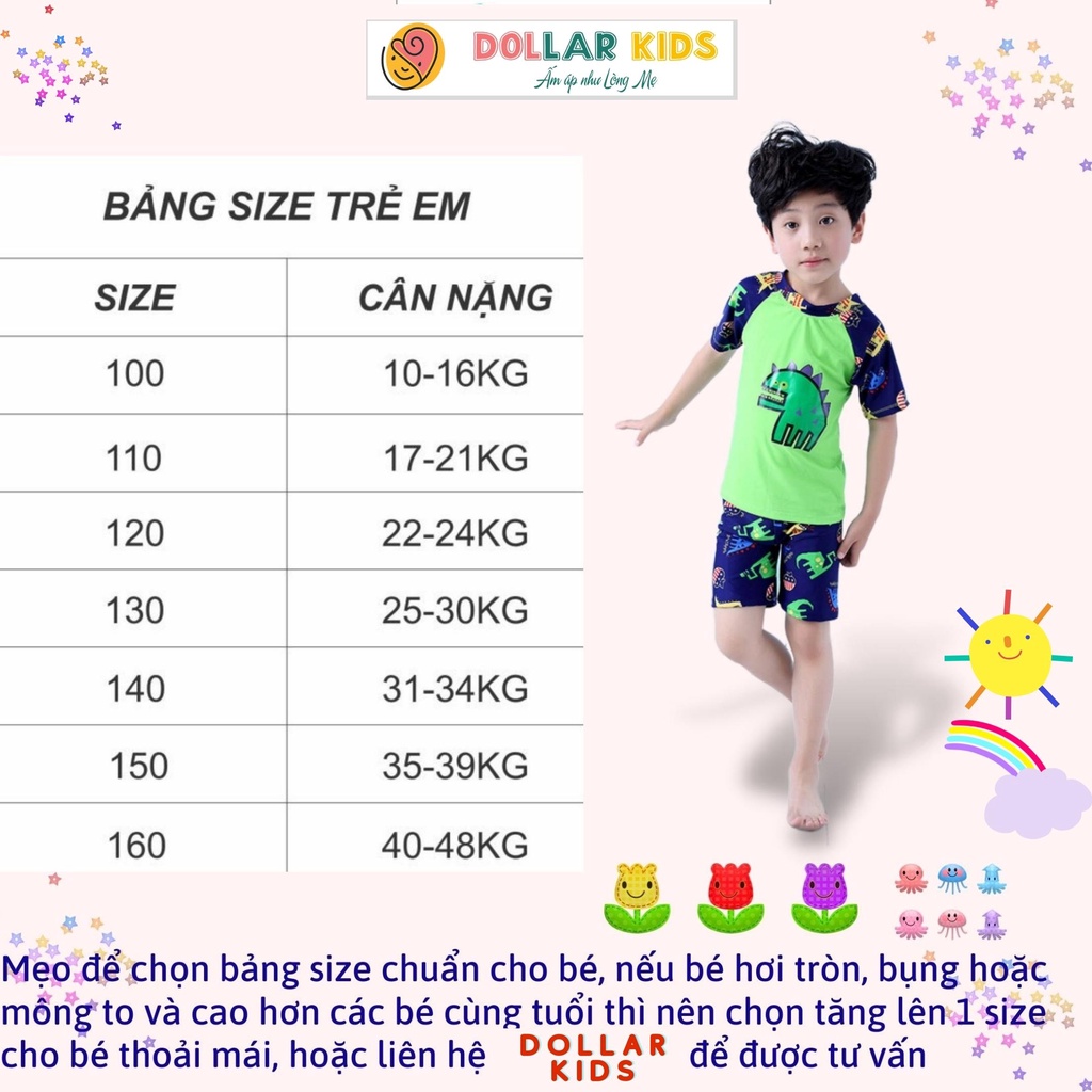 Đồ Bơi Dollarkids Cho Bé Từ 2 Tuổi Đến 12 Tuổi