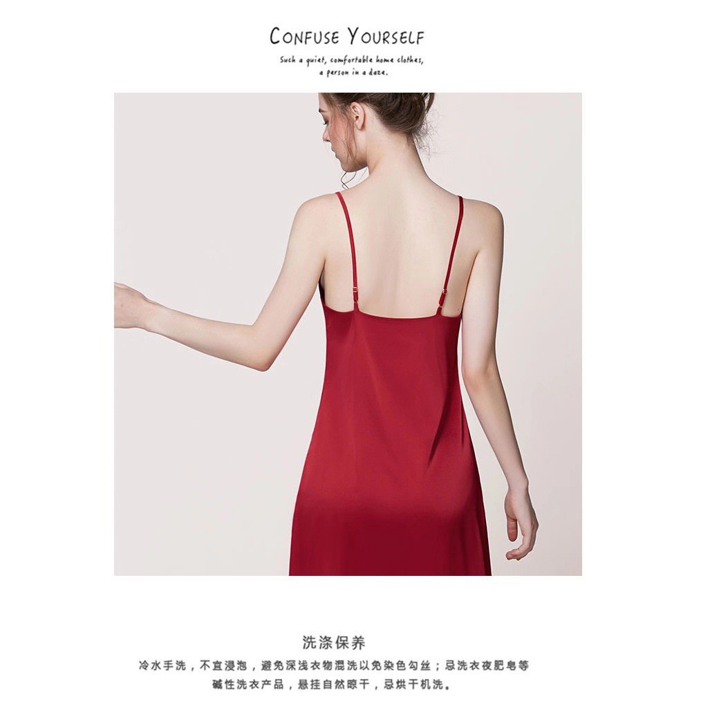 VÁY NGỦ QUỐC DÂN CAO CẤP - VN03 ĐỎ