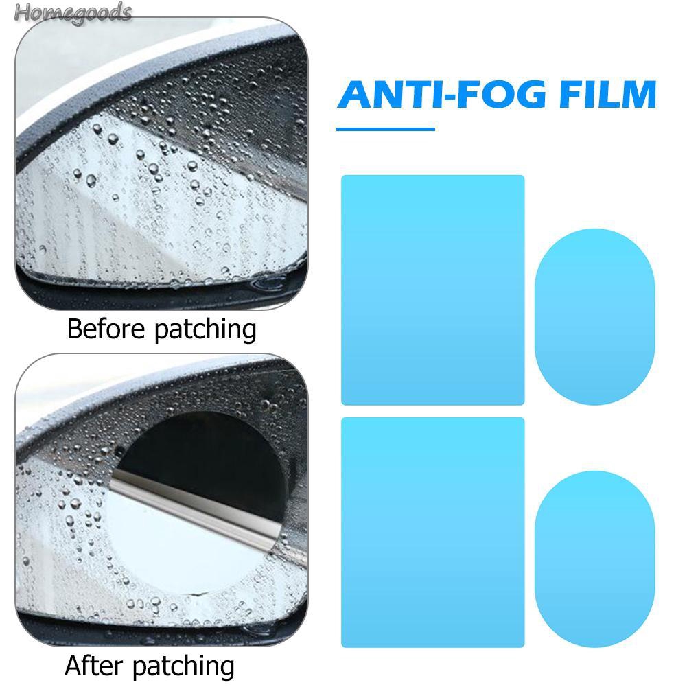 Set 4 Miếng Dán Kính Chiếu Hậu Cho Xe Ô Tô