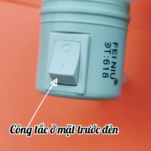 Đèn ngủ LED tiết kiệm điện 1W Hình đèn dầu