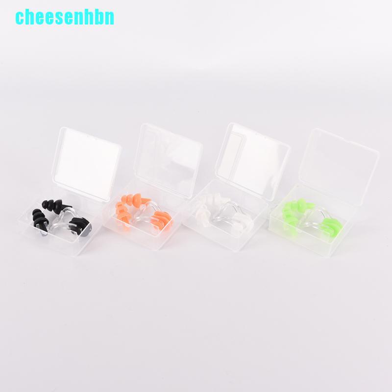 1 Bộ Nút Bịt Tai Và Mũi Chống Nước Khi Bơi Bằng Silicone