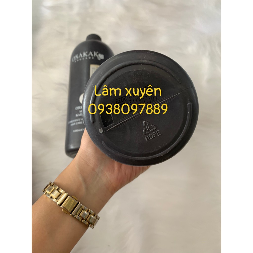 Thuốc uốn lạnh Osakak Organic 1000ml💯GIÁ RẺ💯hương thơm, siêu dưỡng chai màu đen, sản phẩm đẵng cấp, chuyên nghiệp