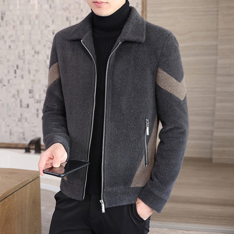 V10748 Áo khoác dạ nam thu đông hàng nhập