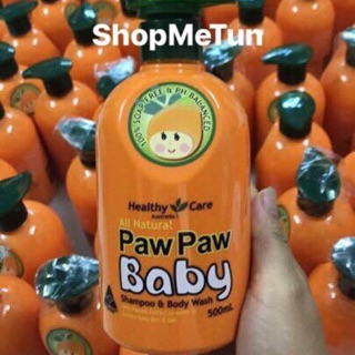 Sữa tắm gội chiết xuất đu đủ tươi Paw Paw Baby